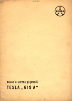 Tesla 619a - Navod k udrzbe 